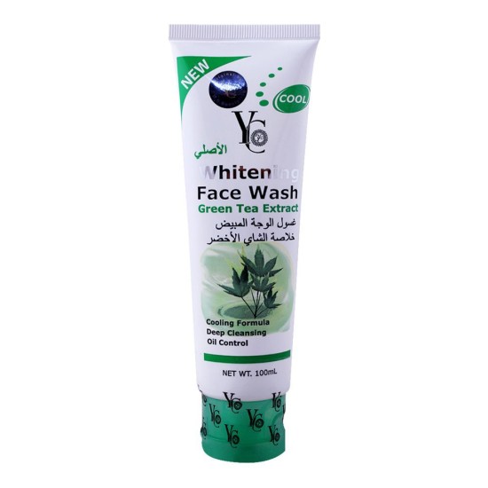 YC Green Tea Extracts Whitening Face Wash 100 ml