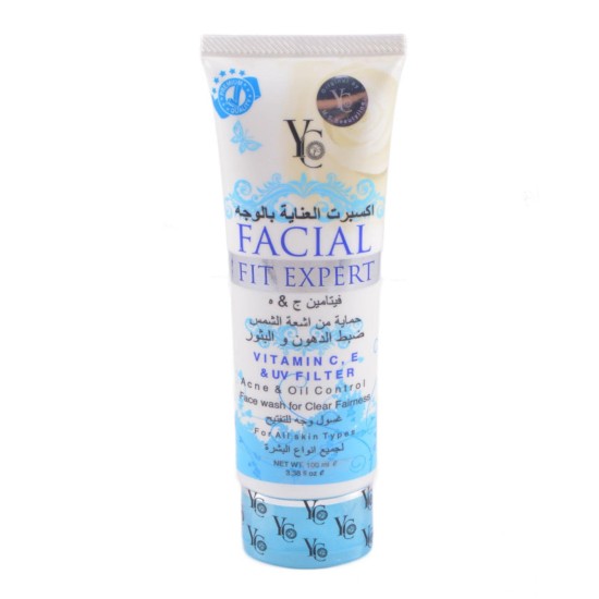 YC Facial Fit Expert Face Wash Blue