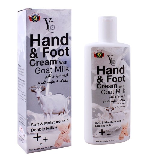 YC Hand And Foot Cream With Goat Milk 200ml