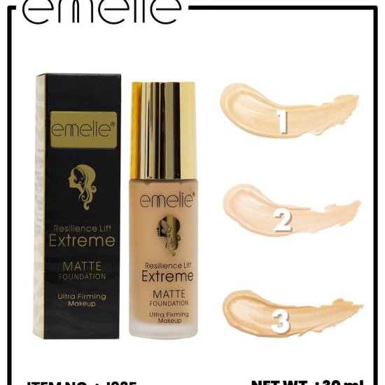 Emelie Foundation Extreme Matte Foundation Shade 01