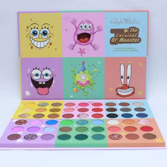 Carnival of Monster Eyeshadow Palette 54 Multi Colors Eye Shadow Palette