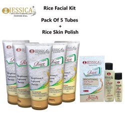 Jessica Rice Facial Pack of 5 tubes with skin polish