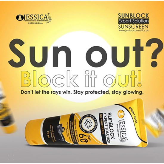 Jessica Sunblock Extra Solution Sunscreen SPF60 Jessica Sunblock Extra Solution Sunscreen SPF60