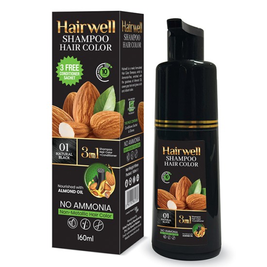 Kala Kola Hairwell Shampoo Hair Color Shade Black Kala Kola Hairwell Shampoo Hair Color Shade Black