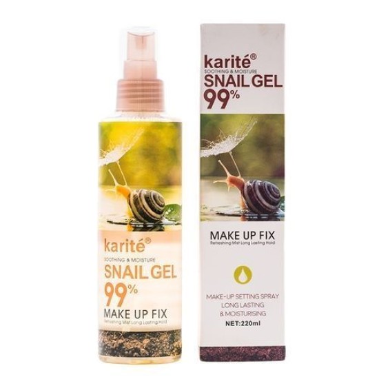 Karite Makeup Fixer Snail Gel Make up Fixer And setting Spray 200ml