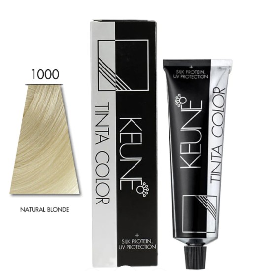 Keune Hair Color Tinta Color 1000 Natural Blonde Tube and Developer