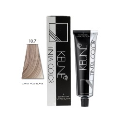 Keune Hair Color Tinta Color 10.7 Lightest Violet Blonde Tube and Developer Keune Hair Color Tinta Color 10.7 Lightest Violet Blonde Tube and Developer