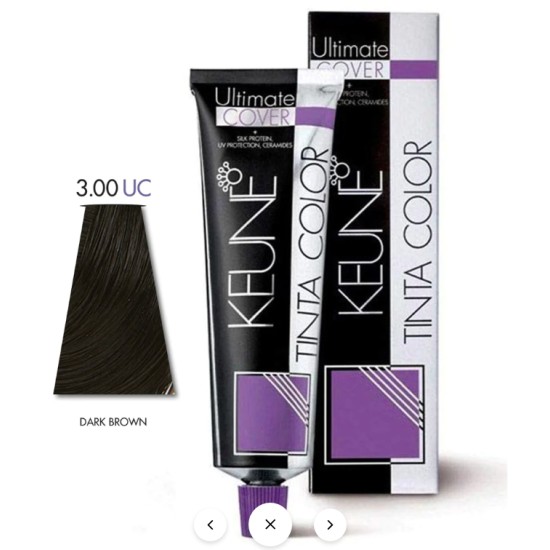Keune Hair Color Tinta Color 3.00 UC Tube and Developer
