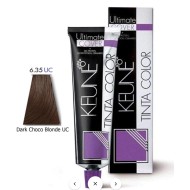 Keune Hair Color Tinta Color 6.35 UC Dark Choco Blonde Tube And Developer