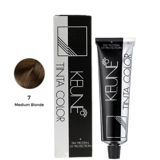 Keune Hair Color Tinta Color 7 Medium Blonde Tube And Developer