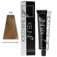 Keune Hair Color Tinta Color 7.3 Medium Golden Blonde Tube And Developer