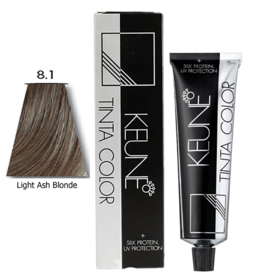 Keune Hair Color Tinta Color 8.1 Light Ash Blonde