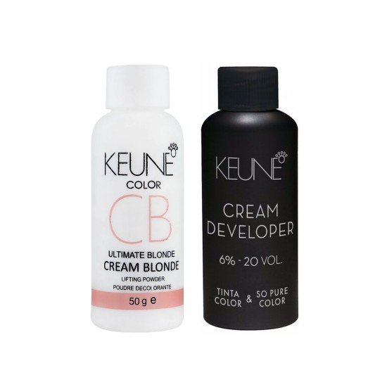 Keune CB Ultimate Blonde Cream Blonde And Cream Developer Volume 20