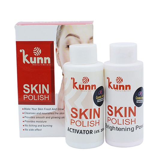 Kunn Whitening Skin Polish Pack Powder And Activator