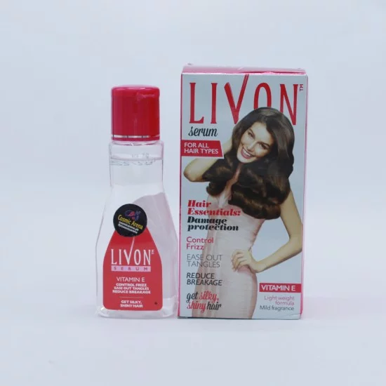 Livon Hair Serum Vitamin E Control Frizz Hair 100ml Livon Hair Serum Vitamin E Control Frizz Hair 100ml