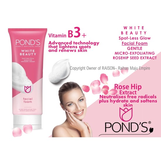 Ponds White Beauty Spot Less Glow Face Wash 100gm