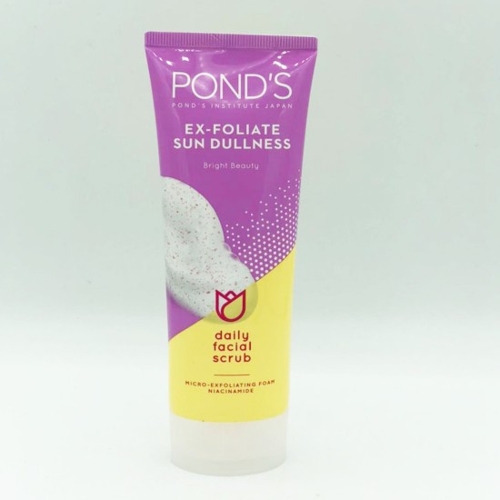 Ponds EX Foliate Sun Dullness Bright Beauty Daily Facial Scrub 100gm