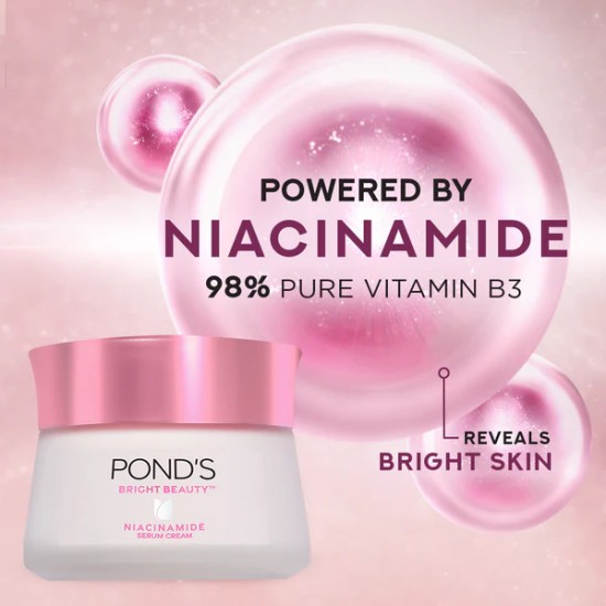 Ponds Bright Beauty Niacinamide Serum Cream 50gm Ponds Bright Beauty Niacinamide Serum Cream 50gm