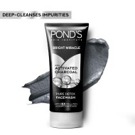 Ponds Bright Miracle Activated Charcoal Face Wash 100gm