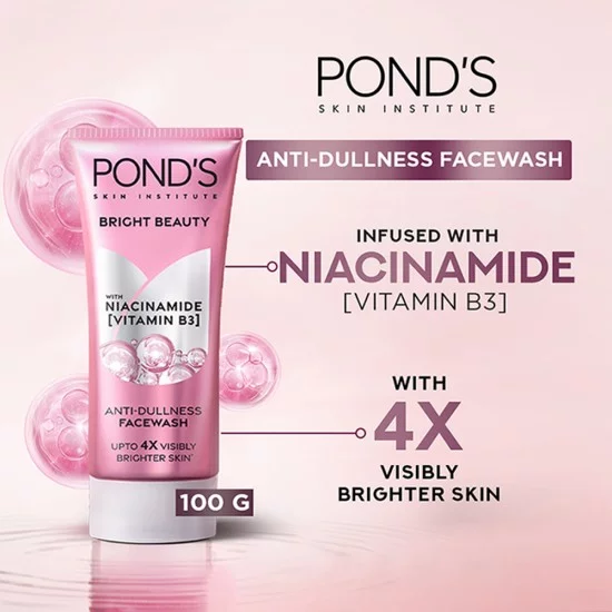 Ponds Face Wash Bright Beauty Niacinamide Vitamin B3