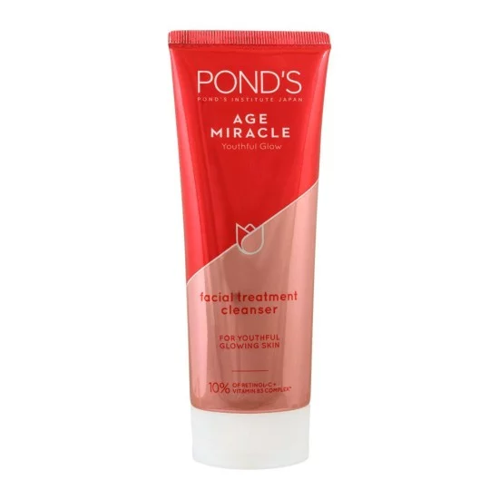 Ponds Age Miracle Face Wash Youthful Glow Facial Treatment Cleanser 100g