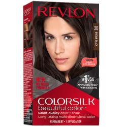 Revlon Colorsilk Hair Color 20 Brown Black Revlon Colorsilk Hair Color 20 Brown Black