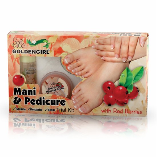 Soft Touch Mani and Pedicure Trail Kit 5 Items