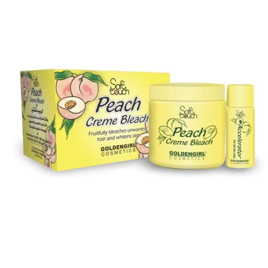 Soft Touch Peach Creme Bleach Salon 115gm Soft Touch Peach Creme Bleach Salon 115gm