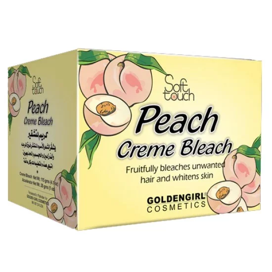 Soft Touch Peach Creme Bleach Salon 115gm Soft Touch Peach Creme Bleach Salon 115gm