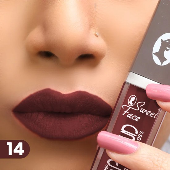 Sweet Face Long Lasting Matte Lip Gloss Shade 14