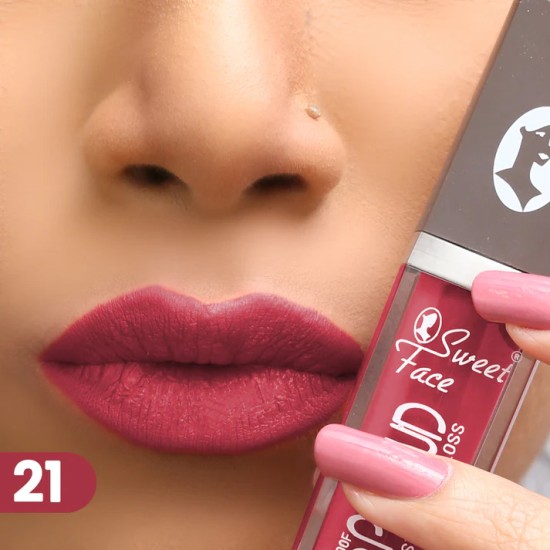 Sweet Face Long Lasting Matte Lip Gloss Shade 21