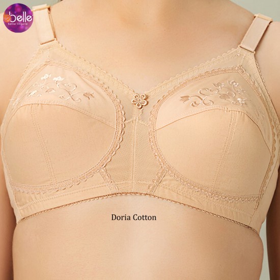 BeBelle Bra Doria Cotton Three Part Cup design Skin Color