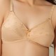 BeBelle Bra TLP Hearts Cotton Bra Two Section Cup Shape Skin Color