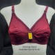 Feathers Bra Glowing Cloud Cotton Bra B Cup Maroon Available Size 32 to 42