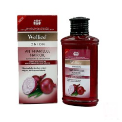 Wellice Onion Anti Hair Loss Shampoo 400gm And Wellice Onion Anti Hair Loss Oil 150ml Wellice Onion Anti Hair Loss Shampoo 400gm And Wellice Onion Anti Hair Loss Oil 150ml