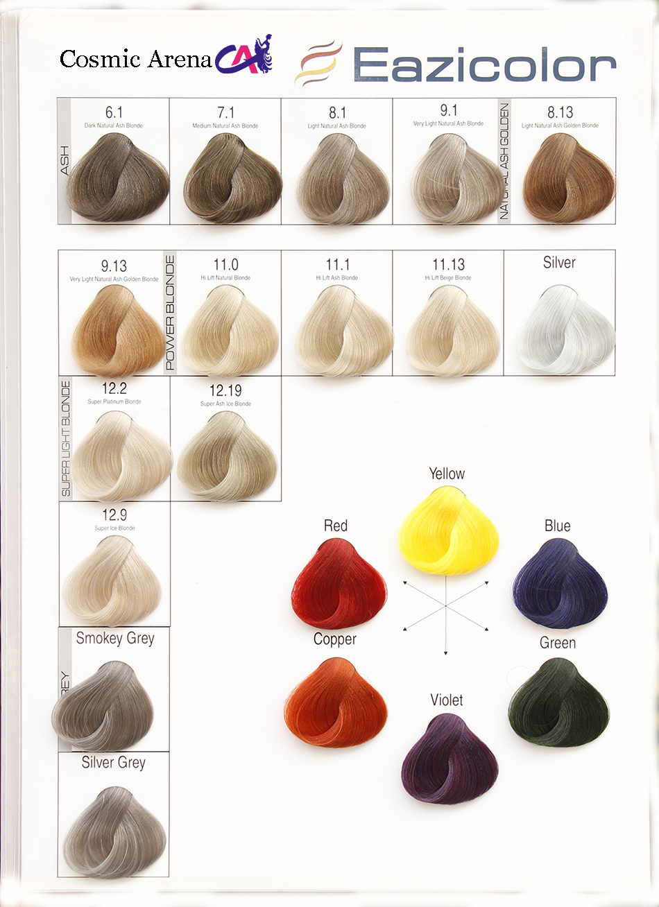 Eazicolor Hair Dye Chroma Technology With Omega-9 Eazicolor Hair Dye Chroma Technology With Omega-9