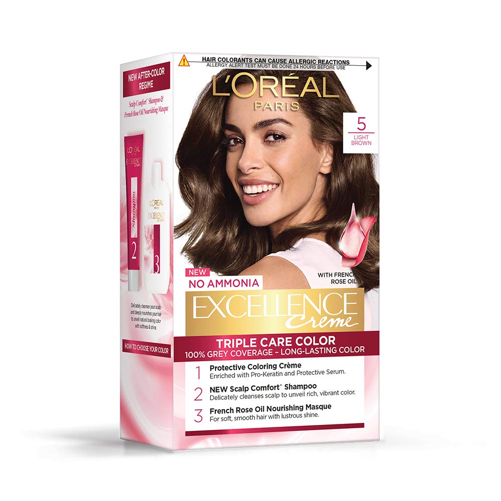 Loreal Hair Color Excellence Cream Light Brown 5 Loreal Hair Color Excellence Cream Light Brown 5