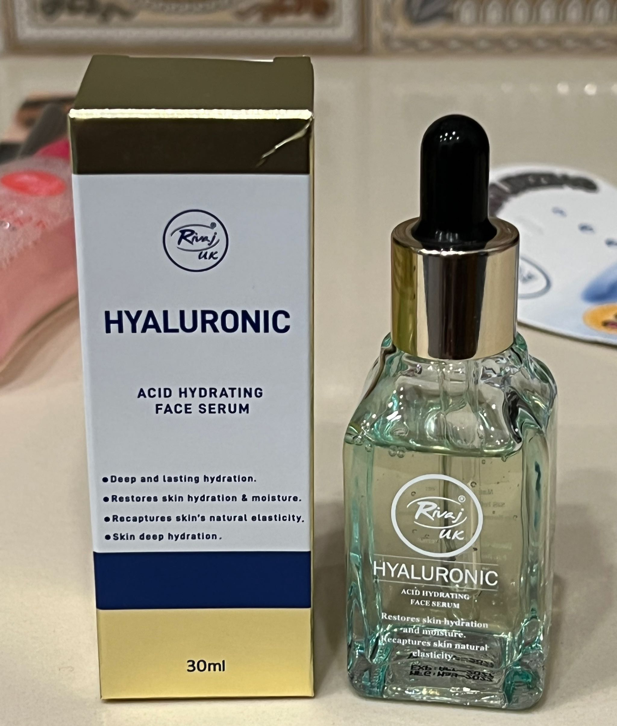 Rivaj Uk Hyaluronic Acid Hydrating Face Serum 30ml